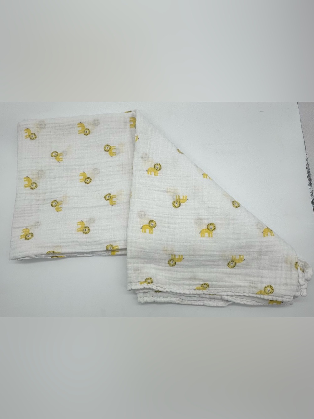 Nordstrom Giraffe and Elephant Swaddle Blankets